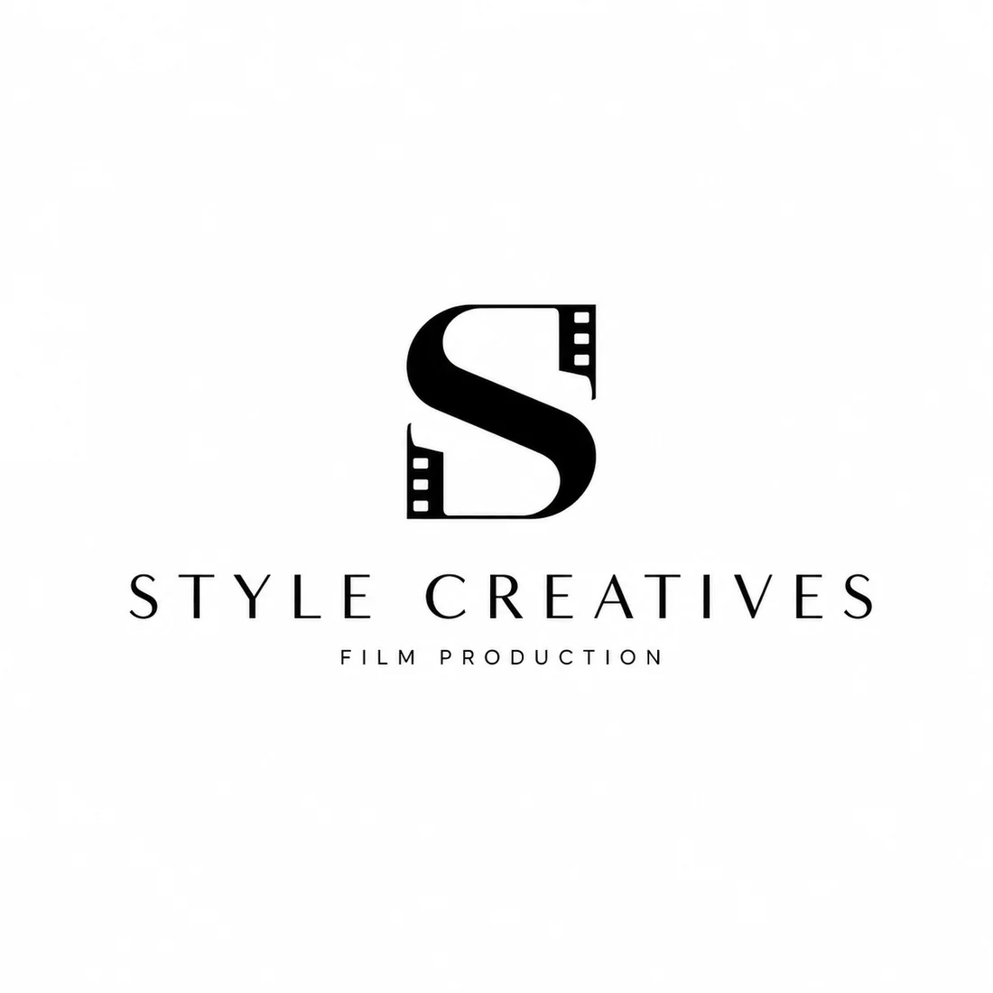 Style Creatives black logo on white